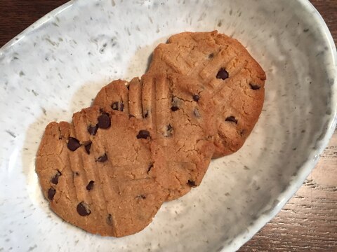 小麦、卵不使用 米粉のチョコチップクッキー❤